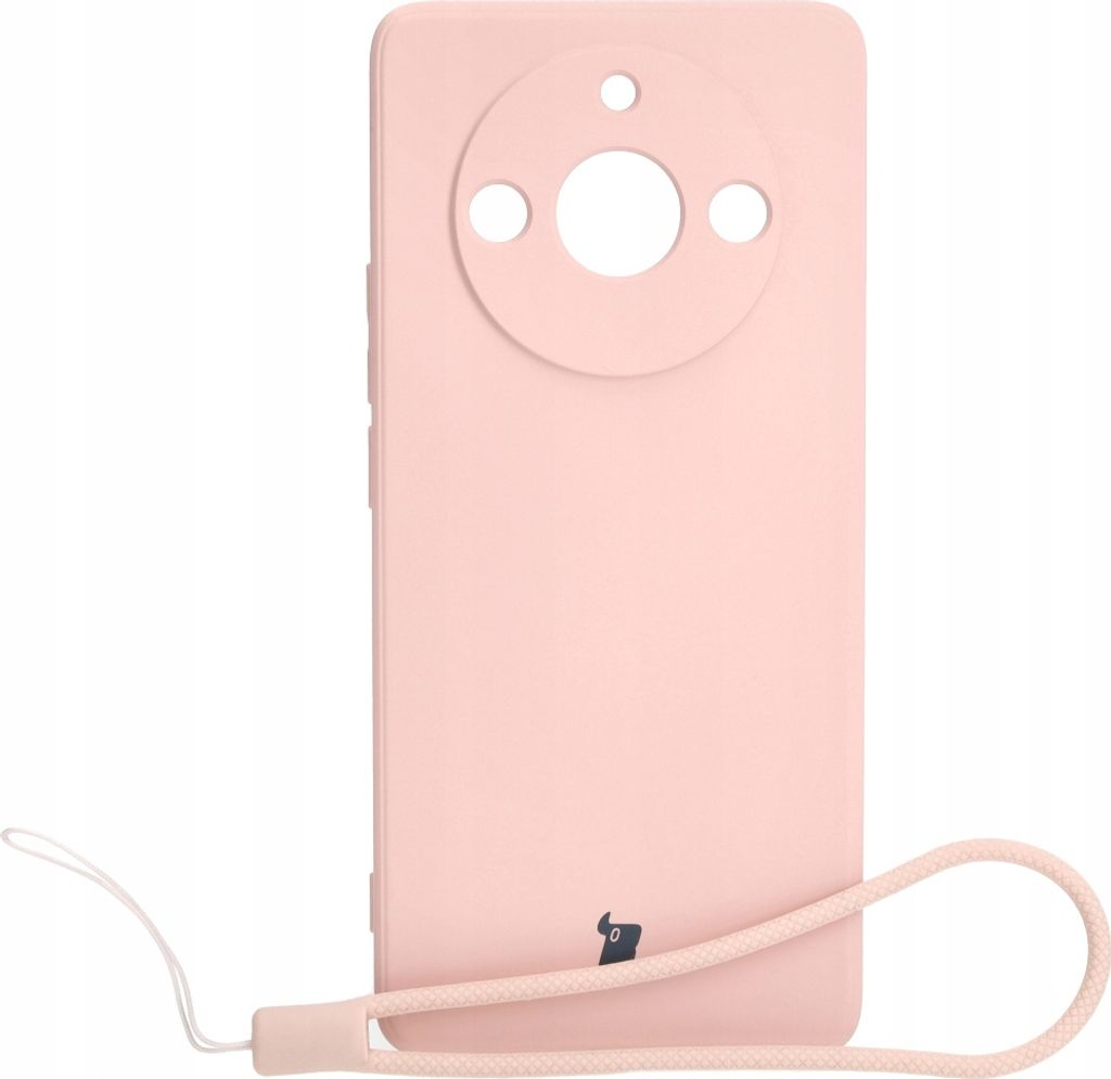 Bizon Case Silicone Sq für Realme 11 Pro / 11 Pro+, Hellrosa