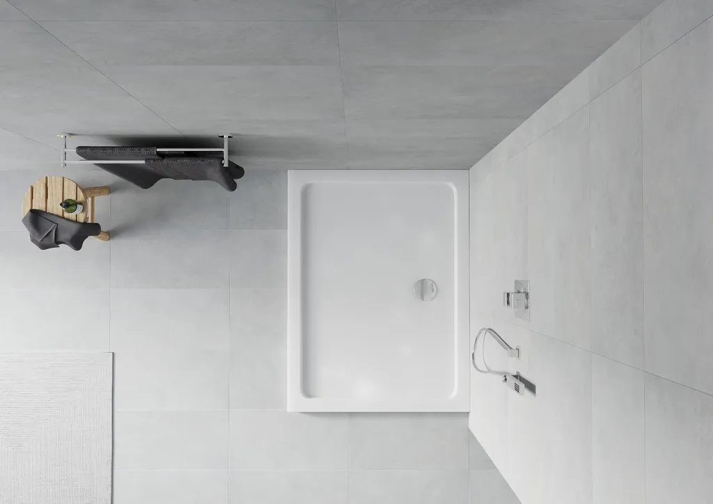 Mexen Flat Piatto Doccia 100x90 Slim Bianco + Scarico | Prezzo Top - 3