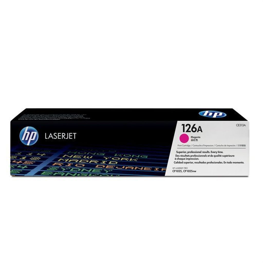 Toner Cartridge, HP 126A, Magenta, Original (CE313A), für LaserJet CP1025/100 MFP M175/200 MFP, 1000 Seiten