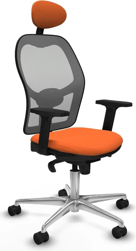 Chaise de bureau Jorquera Piqueras y Crespo 2D086N1 Orange avec têtière