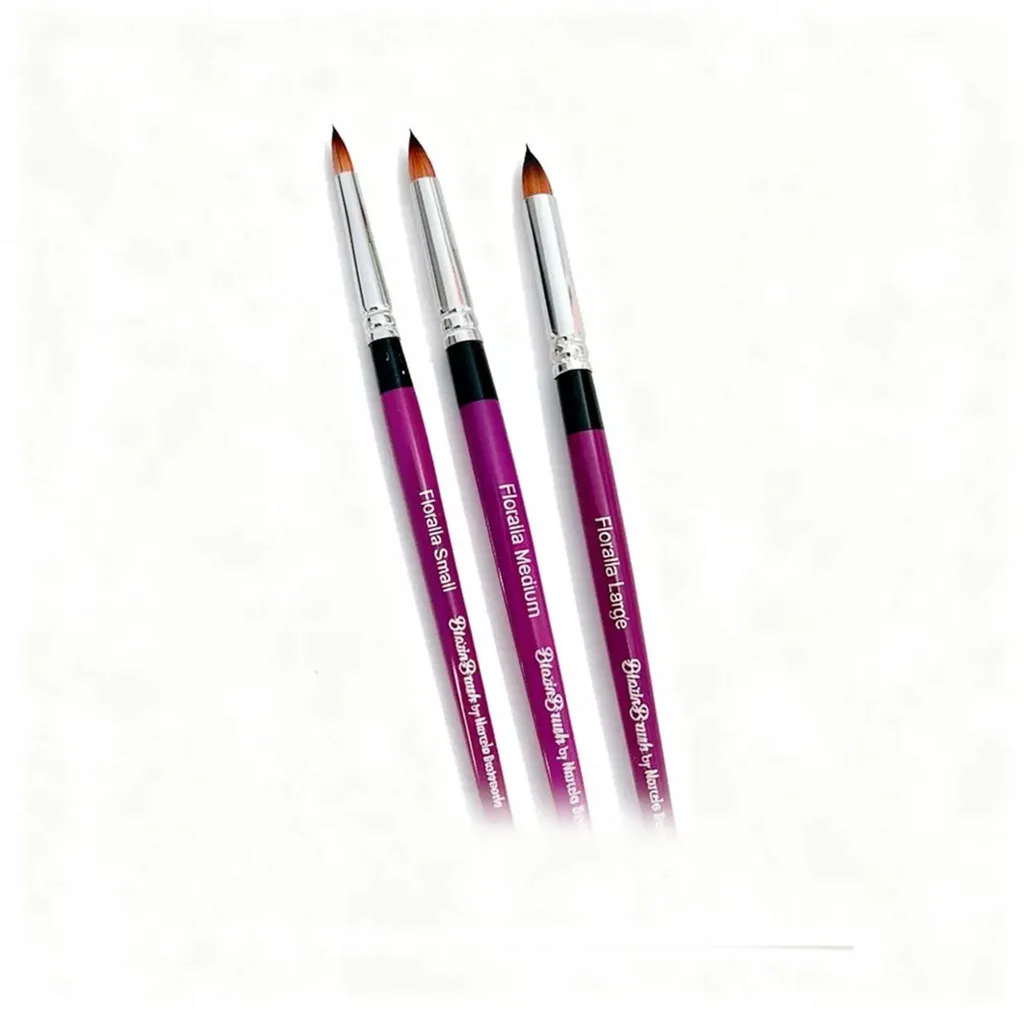 Set de 3 Pinceaux Floralia Marcela Bustamante Blazin Penselen S/M/L
