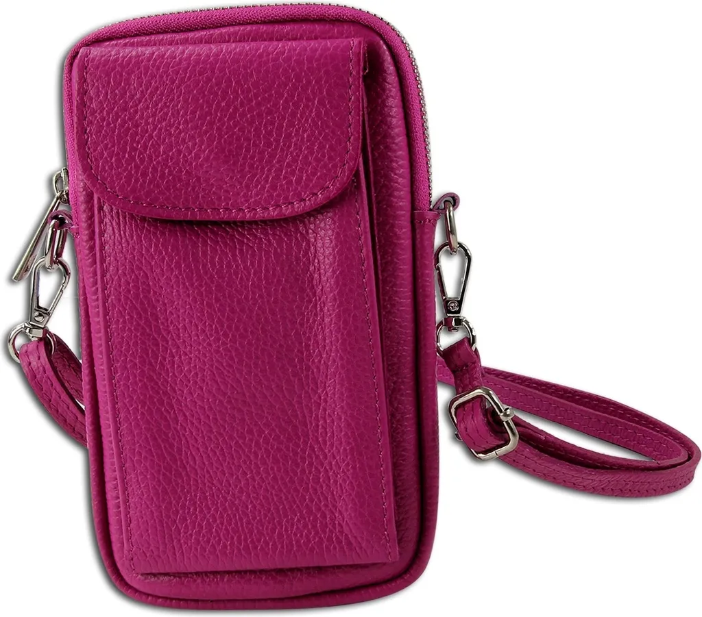 Sac rose Toscanto OTT827SP : sac à main en cuir italien véritable chic