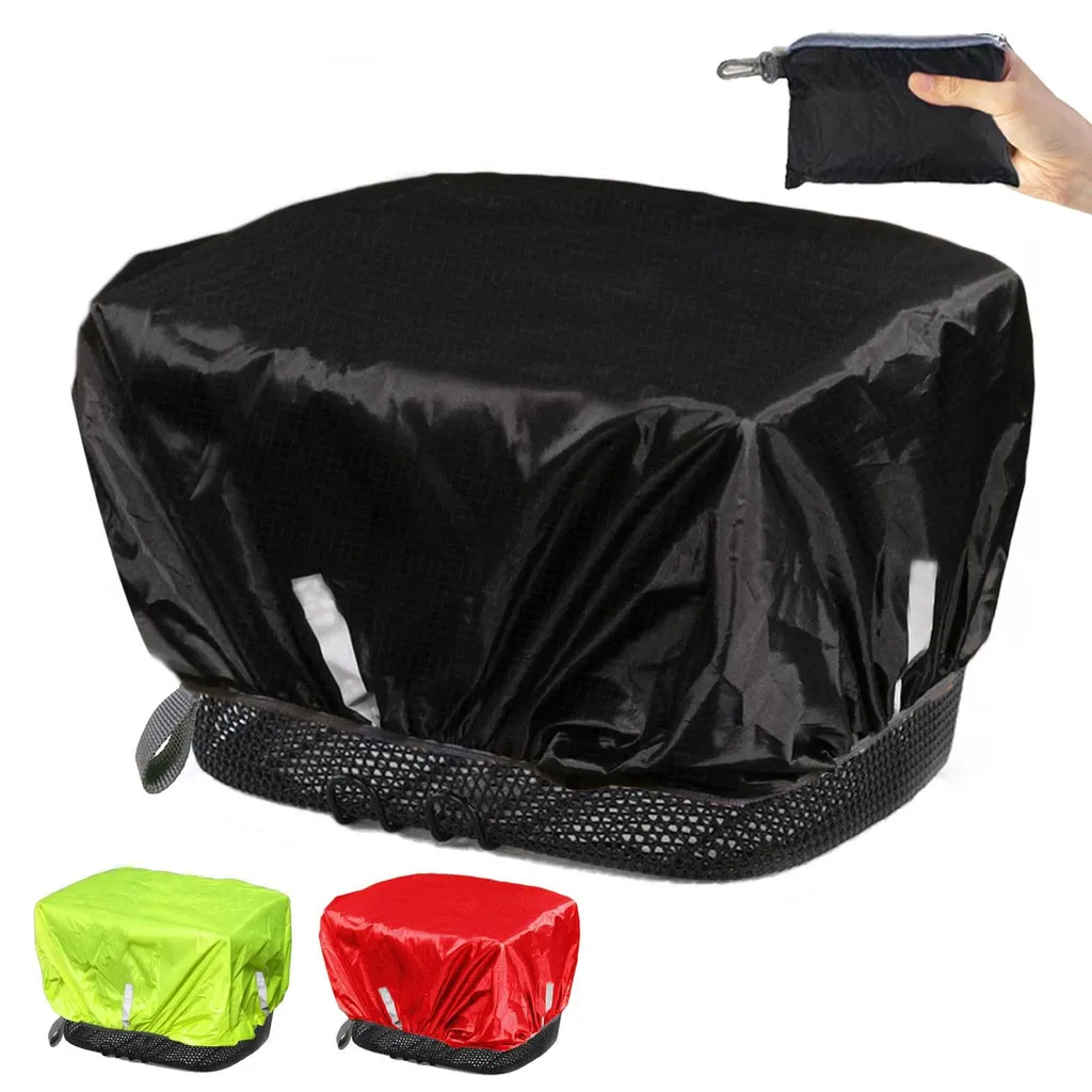 Bâche de protection pluie pour panier de vélo de ville et randonnée