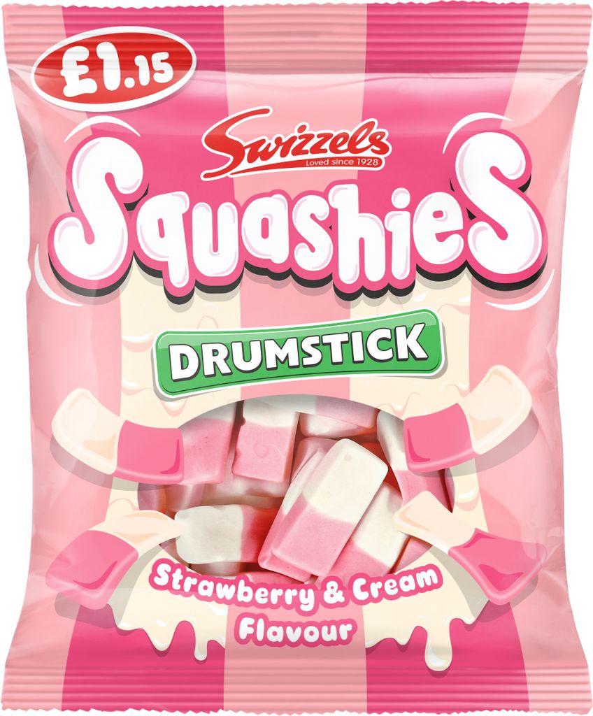 Squashies Strawberry & Cream (12 x 120g) Produktbild 