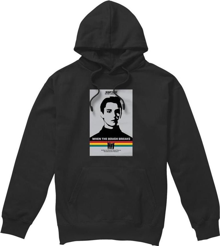 Star Trek - "The Next Generation Season 1 Episode 17" Kapuzenpullover für Herren TV7803 (XXL) (Schwarz)