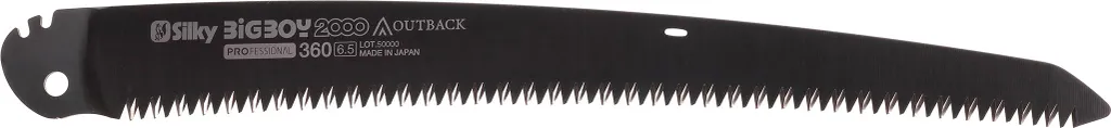 Lame Silky Outback BigBoy 360 mm pour Élagage et Camping - Dents Grossières