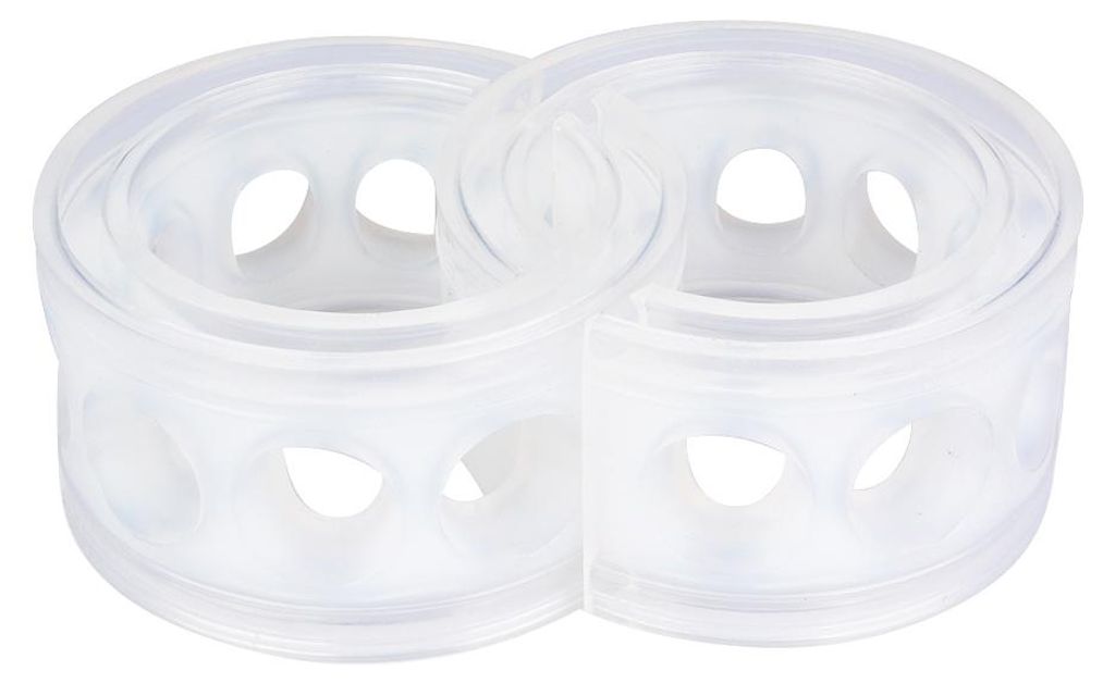 2 Stück transparente Auto-Stoßdämpferhalterung TPE-Federpuffer Power Cushion Typ A+