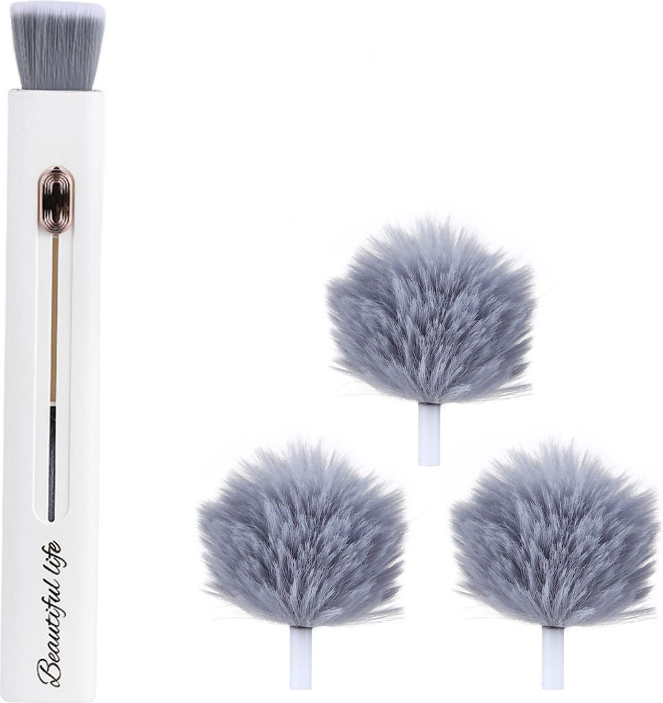 Reinigungsbürste für die Lüftungsschlitze der Klimaanlage im Auto, antistatisch, verstellbare Länge, hohe Dichte, austauschbare weiche Staubbü...