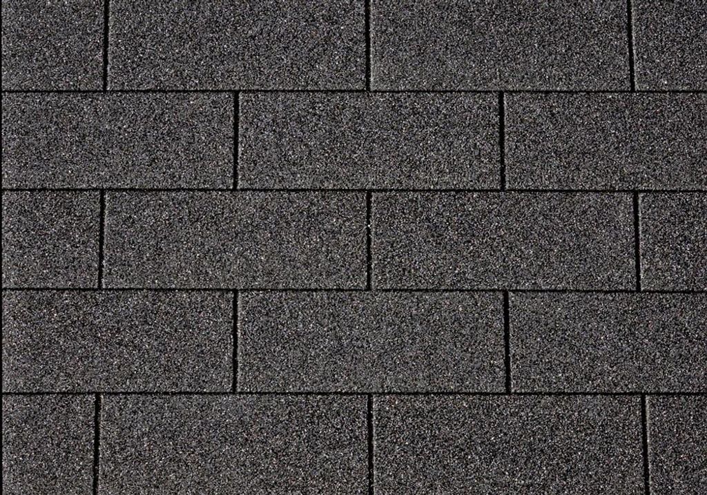 3 m² Rechteckschindeln schwarz, Schindeln Dachschindeln Produktbild 