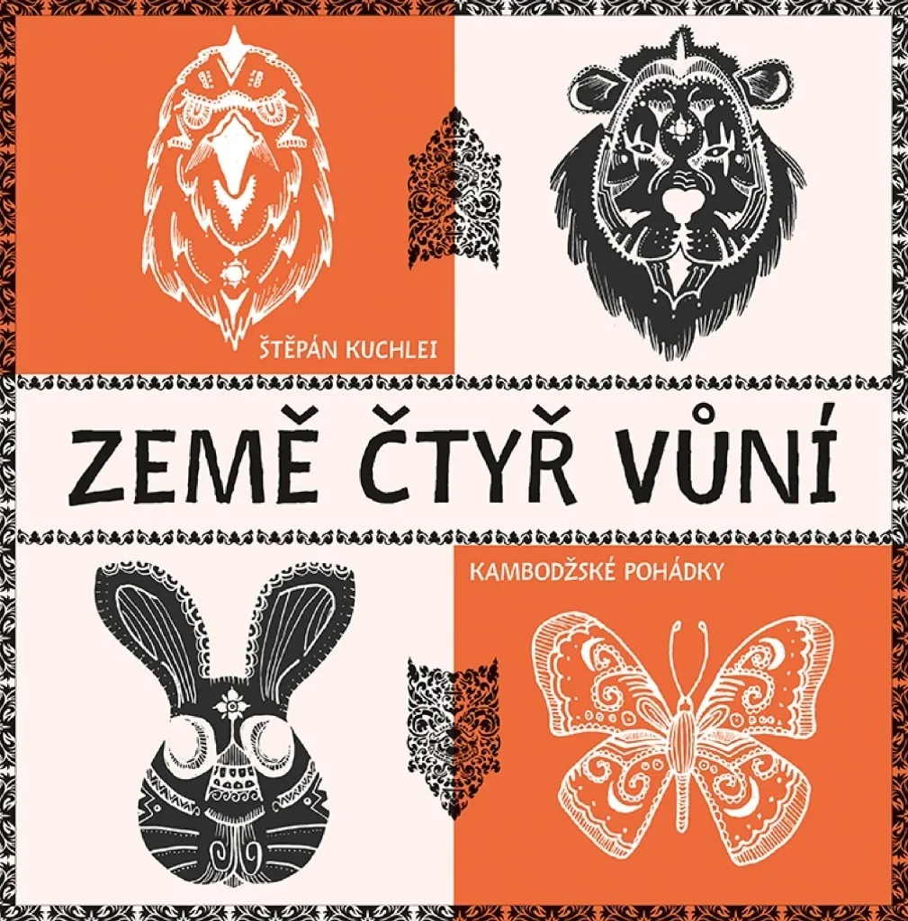 Livre de contes Země čtyř vůní avec récits authentiques du Cambodge