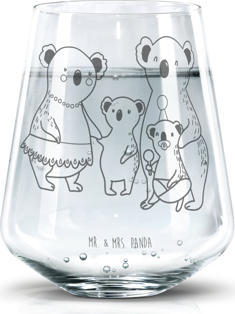 Mr. & Mrs. Panda Glas Koala Familie - Transparent - Produktbild 