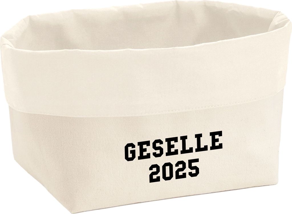 Huuraa Organizer Geselle 2025 Ausbildung 3 Liter Medium Canvas Baumwolle Utensilo Geschenkidee