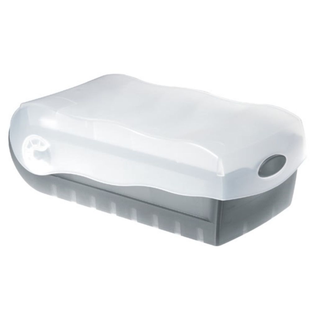 HAN Lernkartei CROCO A7 Unterteil: grau transluzent