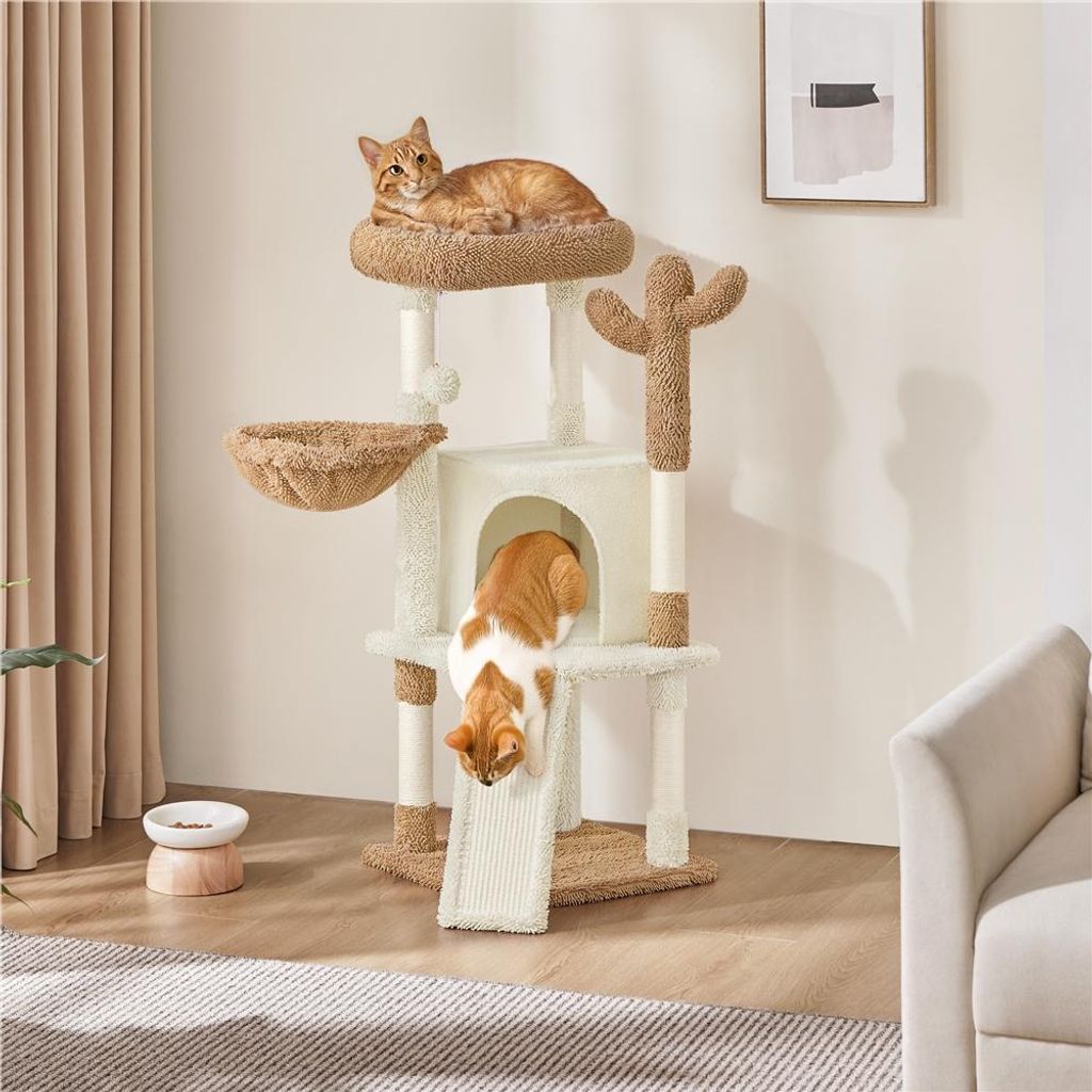 Yaheetech Kaktus Kratzbaum XS 106,5 cm H, Katzenbaum mit Produktbild 