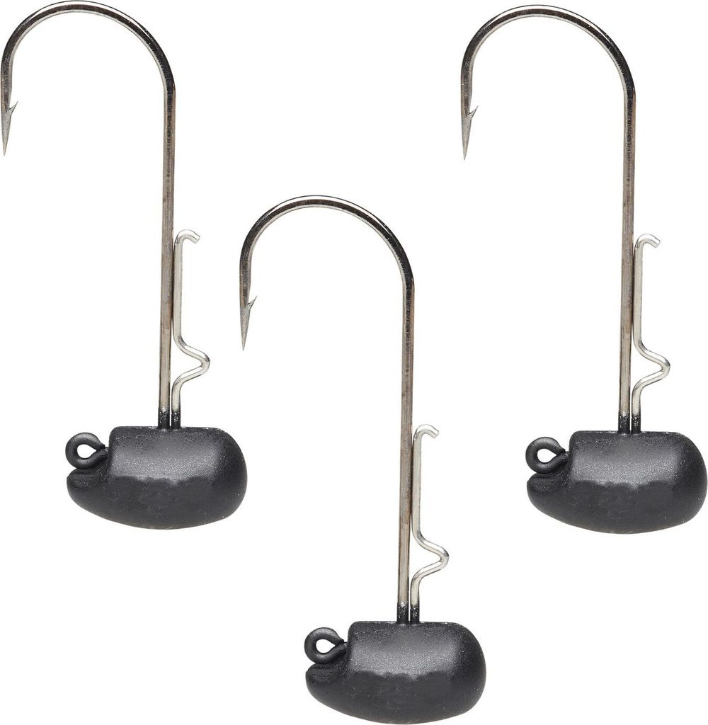 Savage Gear Ned Jig Head 3 pcs 9 g # 1 Matt Black Angelhake
