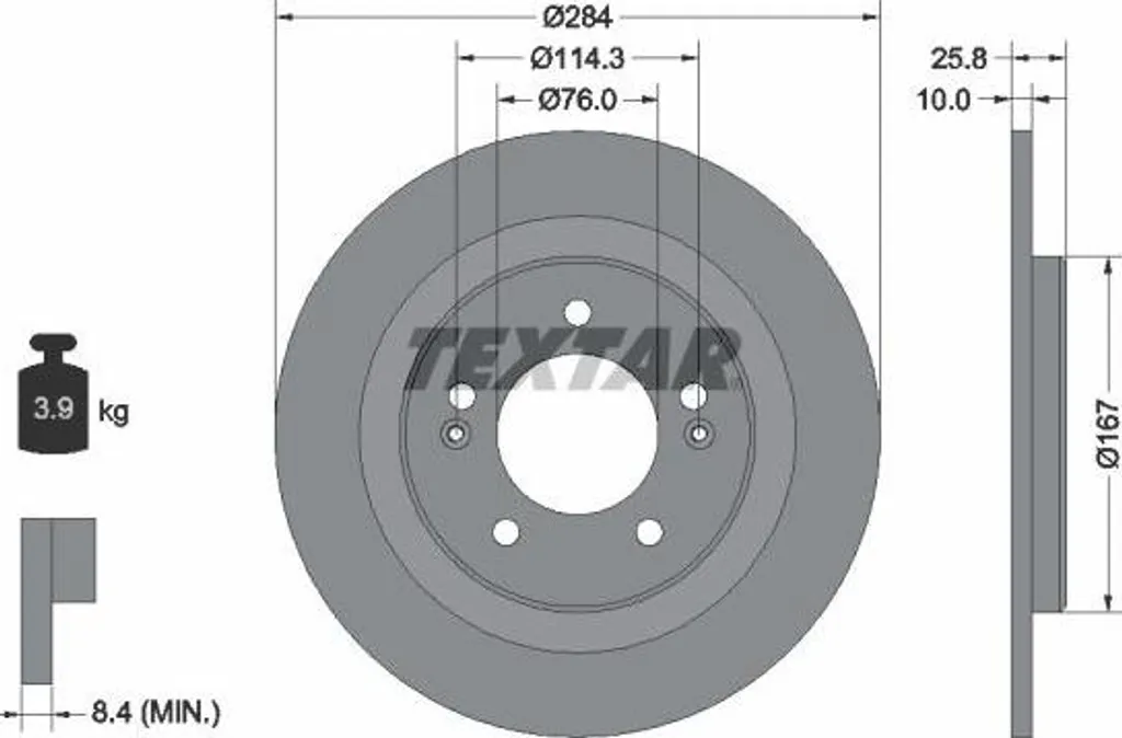 Supprimez les vibrations de freinage sur Ceed et i30 - Disque Textar