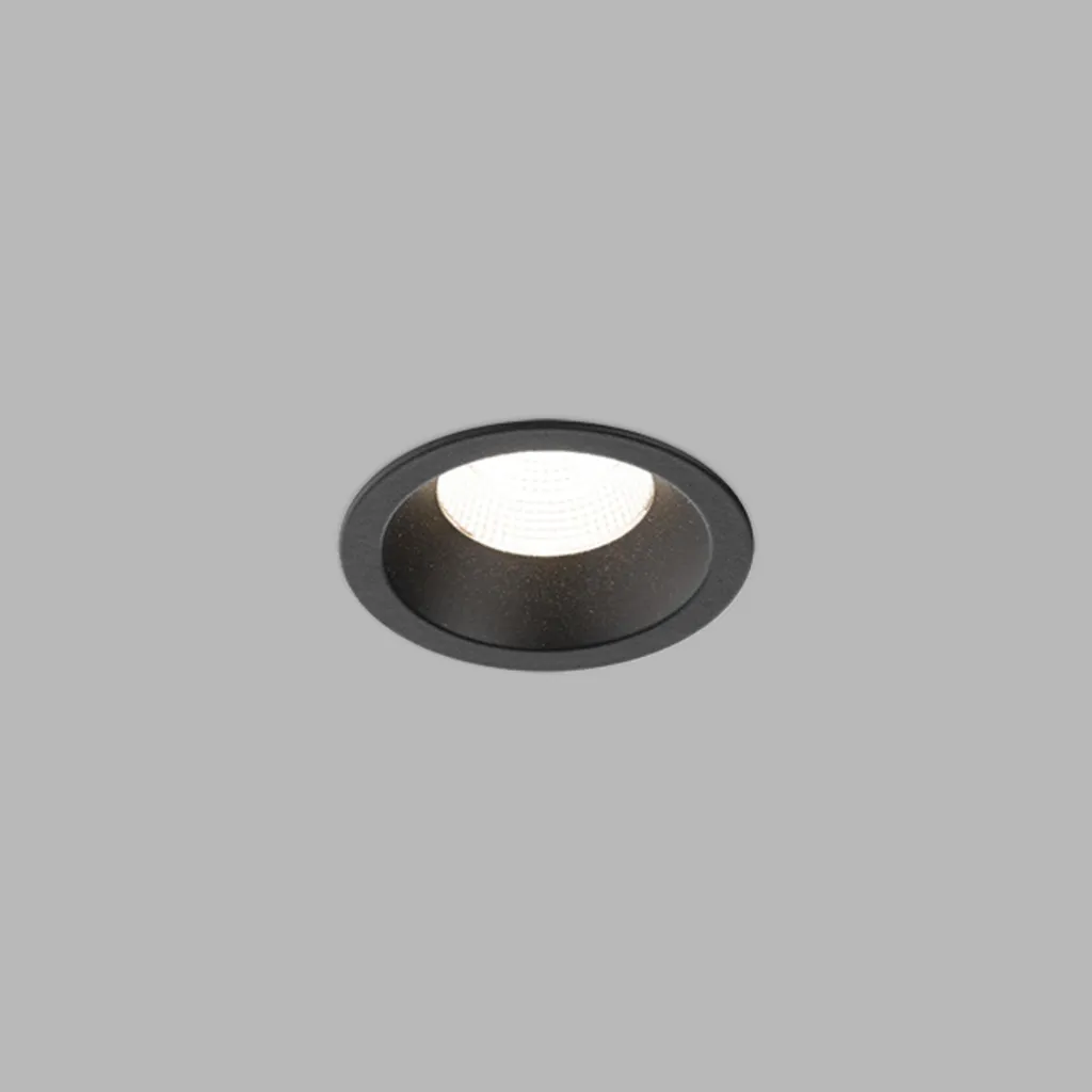 Spot LED2 2150543DT encastré noir 9W dimmable 4000K pour intérieur