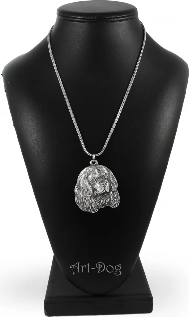 Collana Art-Dog Cavalier King Charles Spaniel - Argento Alta Qualità
