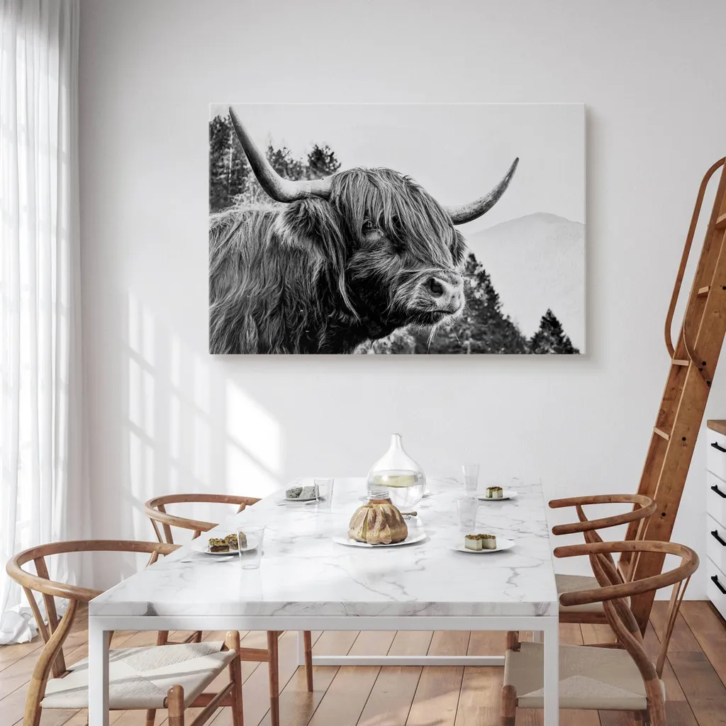 Quadro in vetro panoramico, da parete in vero vetro, 100 x 40 cm, con