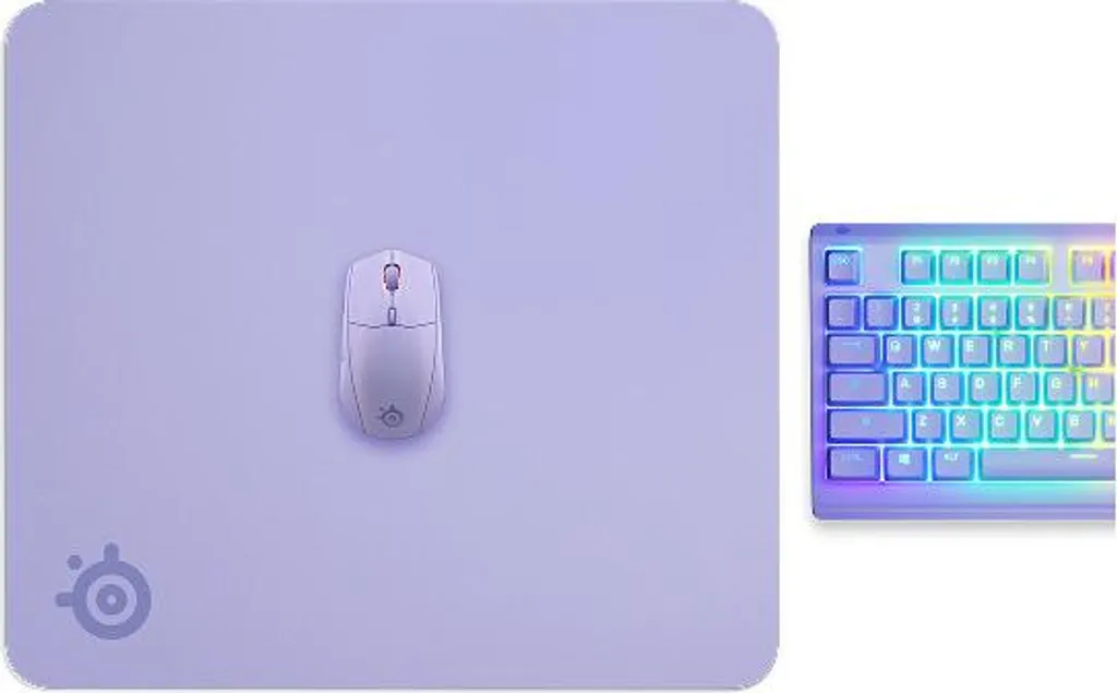 SteelSeries 63463 Tapis de Souris en Tissu Lavande - Base Antidérapante - 10