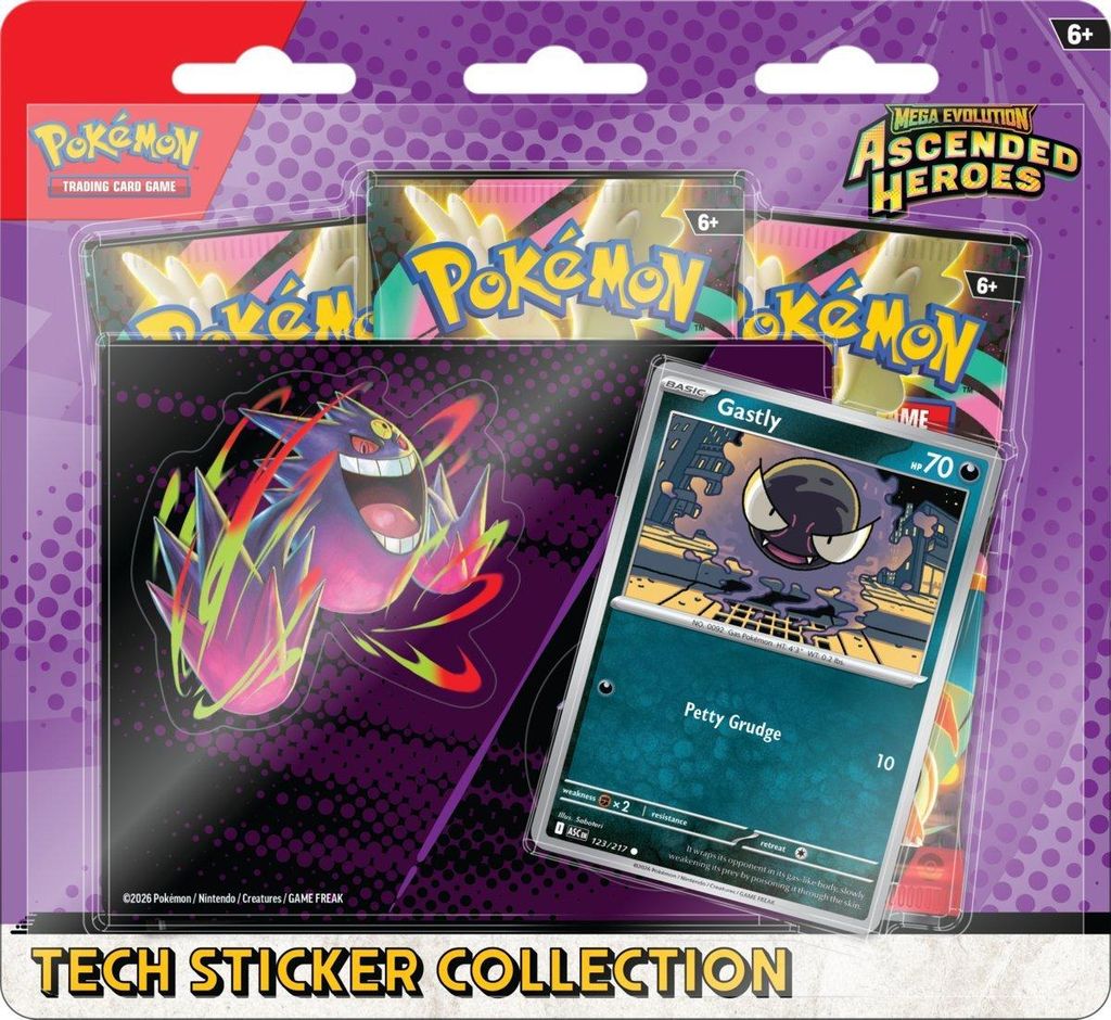 Pokémon 10314 Ascended Heroes Tech Sticker Collection Produktbild 
