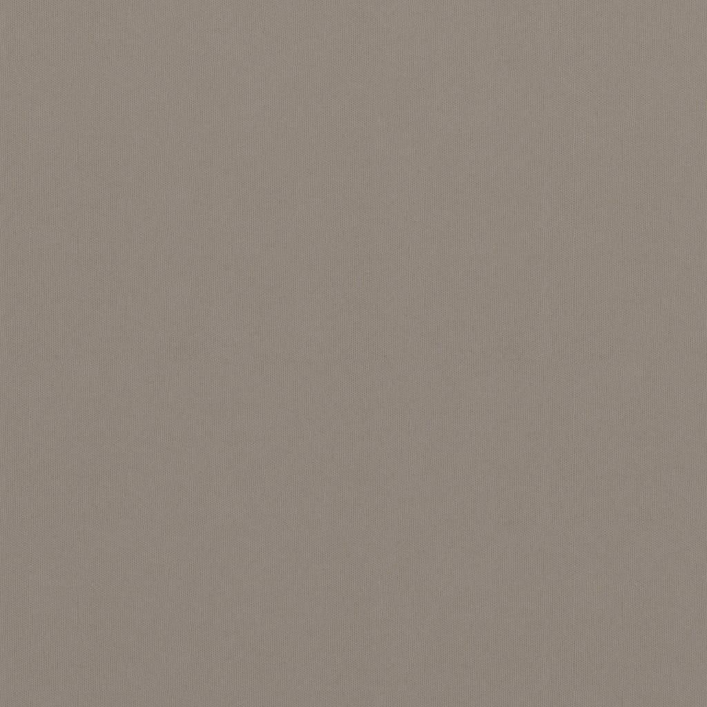 vidaXL Balkon-Sichtschutz Taupe 75x500 cm Oxford-Gewebe