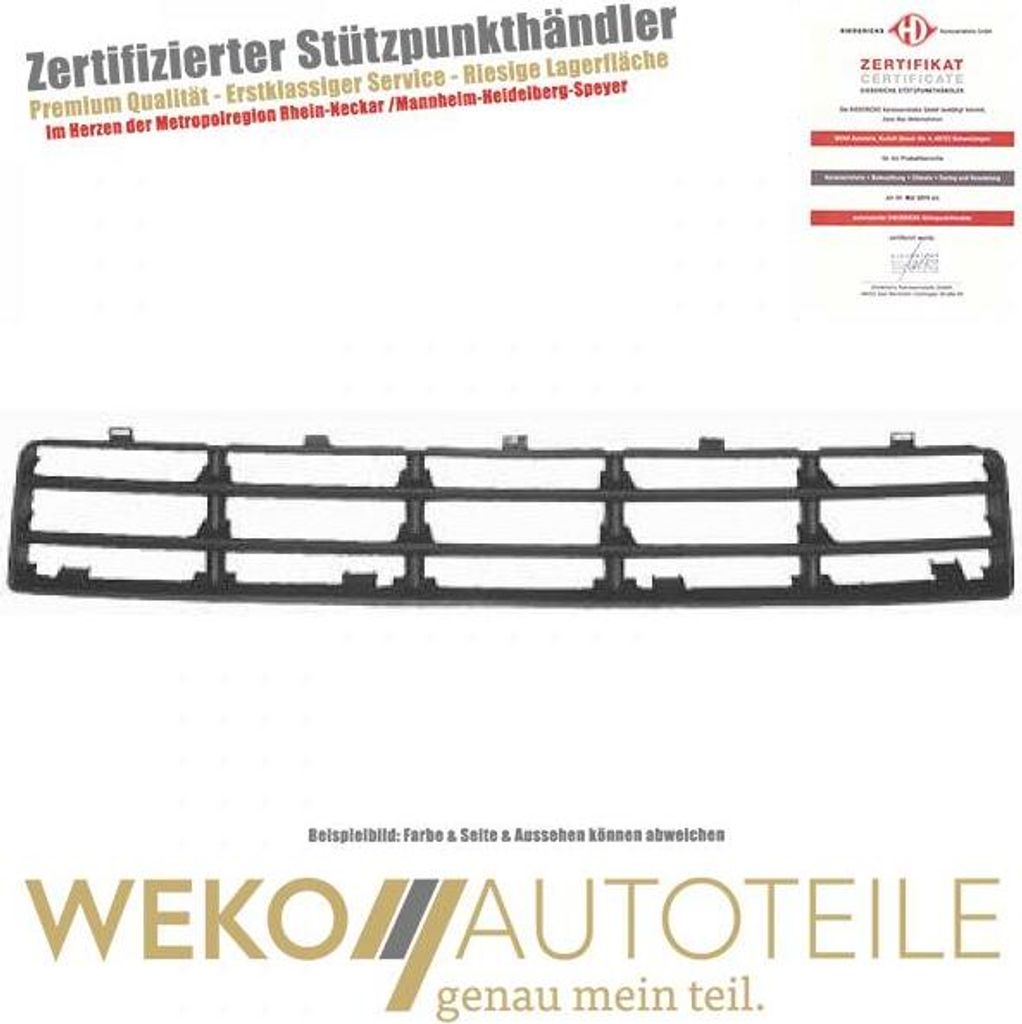 Lüftungsgitter Stoßstange DIEDERICHS 2213045 für VW