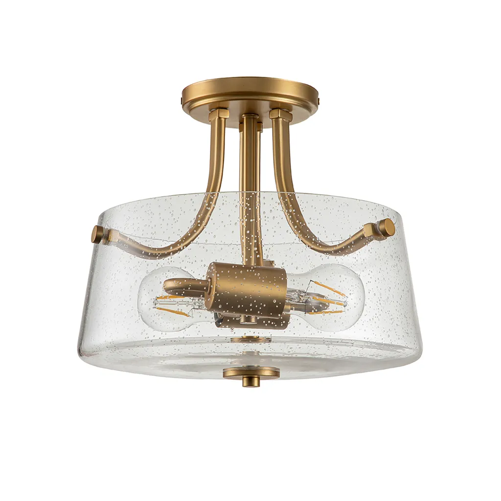 Plafonnier Hollister Laiton Brossé : Solution Design Plafonds Bas