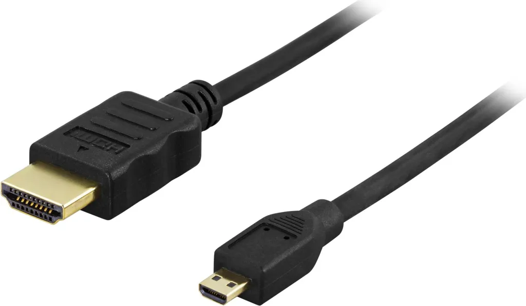 Cavo Video Micro HDMI DELTACO 3 Metri | Streaming 4K senza Lag Nero