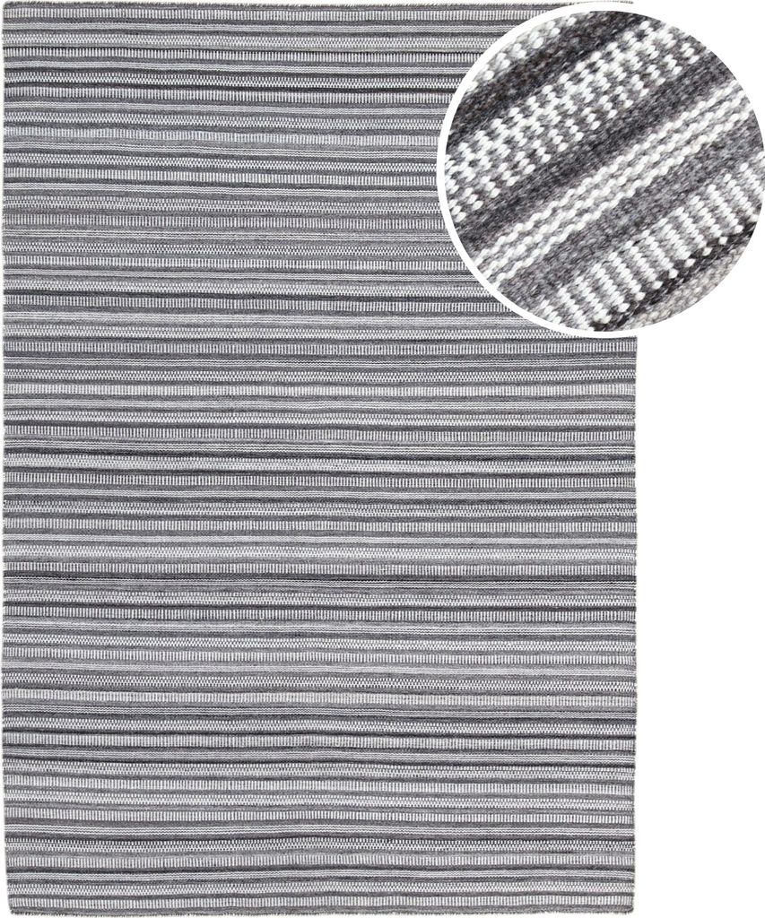 AXI Java Outdoor-Teppich, Grau, Rechteckig | Gartenteppich für kleine Sitzbereiche / Bistro-Set | Außenteppich für Garten / Balkon / Terrasse 14...