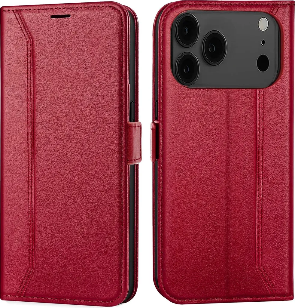 Custodia iPhone 17 Pro Rossa: Flip Case Anti-Urto e Pieghevole Extreme