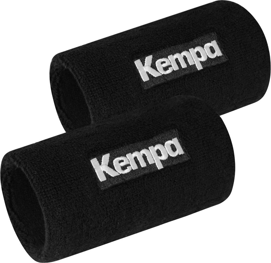 Kempa Schweissband Lang (1 Paar) - schwarz, Größe:-