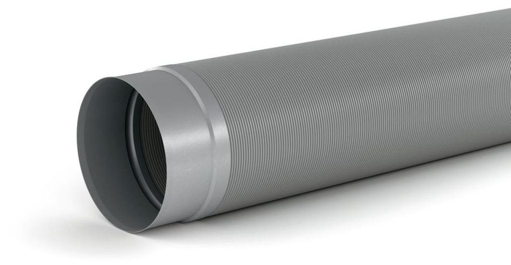 Lüftungsrohr SR-R flex 150 Rundrohr - Länge 500 mm - Ø 148 Produktbild 