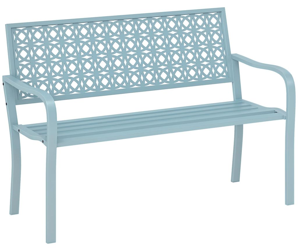 Outsunny 2-Sitzer Gartenbank, wetterfest Sitzbank, Produktbild 