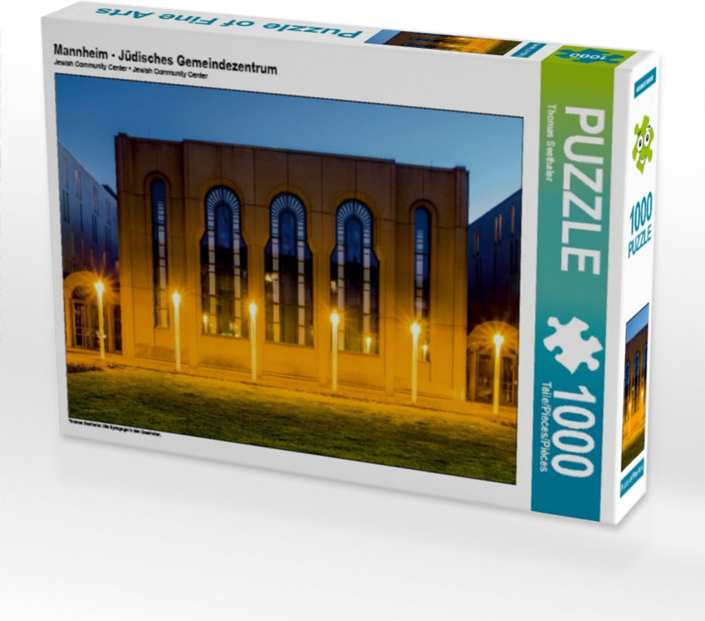 Calvendo Mannheim - Jüdisches Gemeindezentrum 1000 Teile Puzzle quer 640x480mm, Seethaler Thomas; 7351729