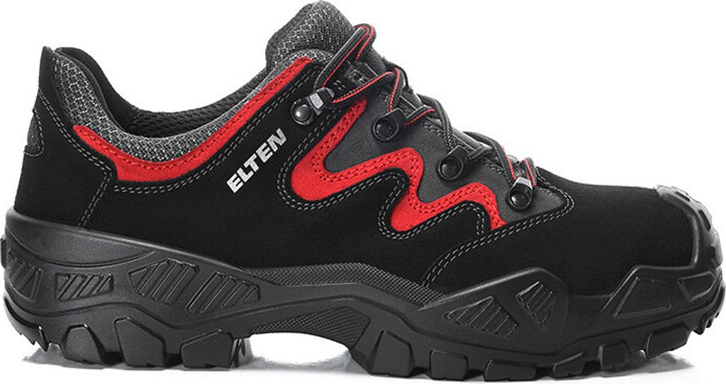 ELTEN Sicherheitshalbschuh MICK black-red Low ESD S2, Gr. Produktbild 2