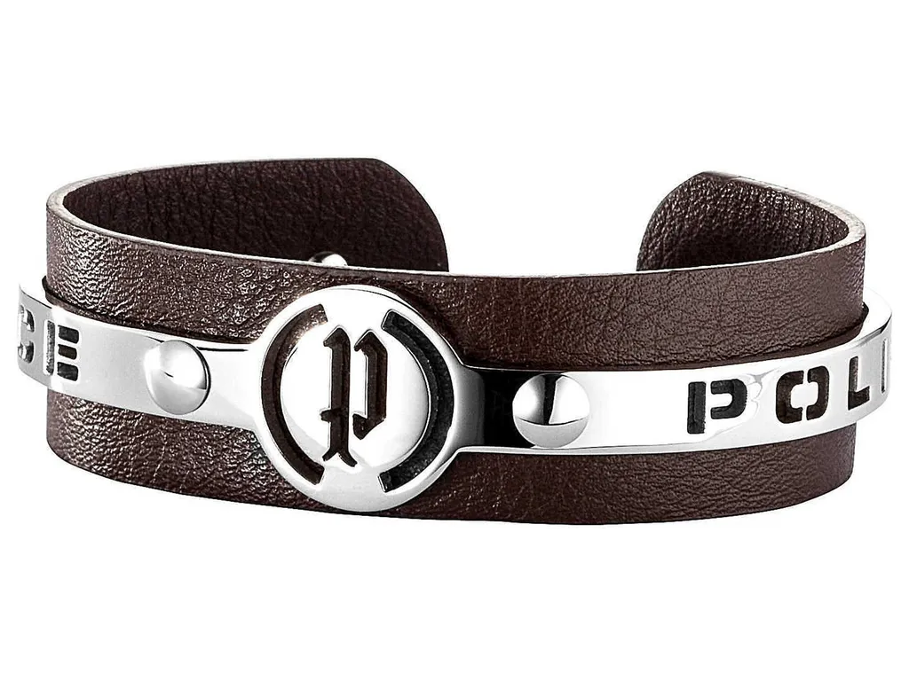 Bracelet Police PJ.25496BLC/02 accessoire mode homme pour look urbain