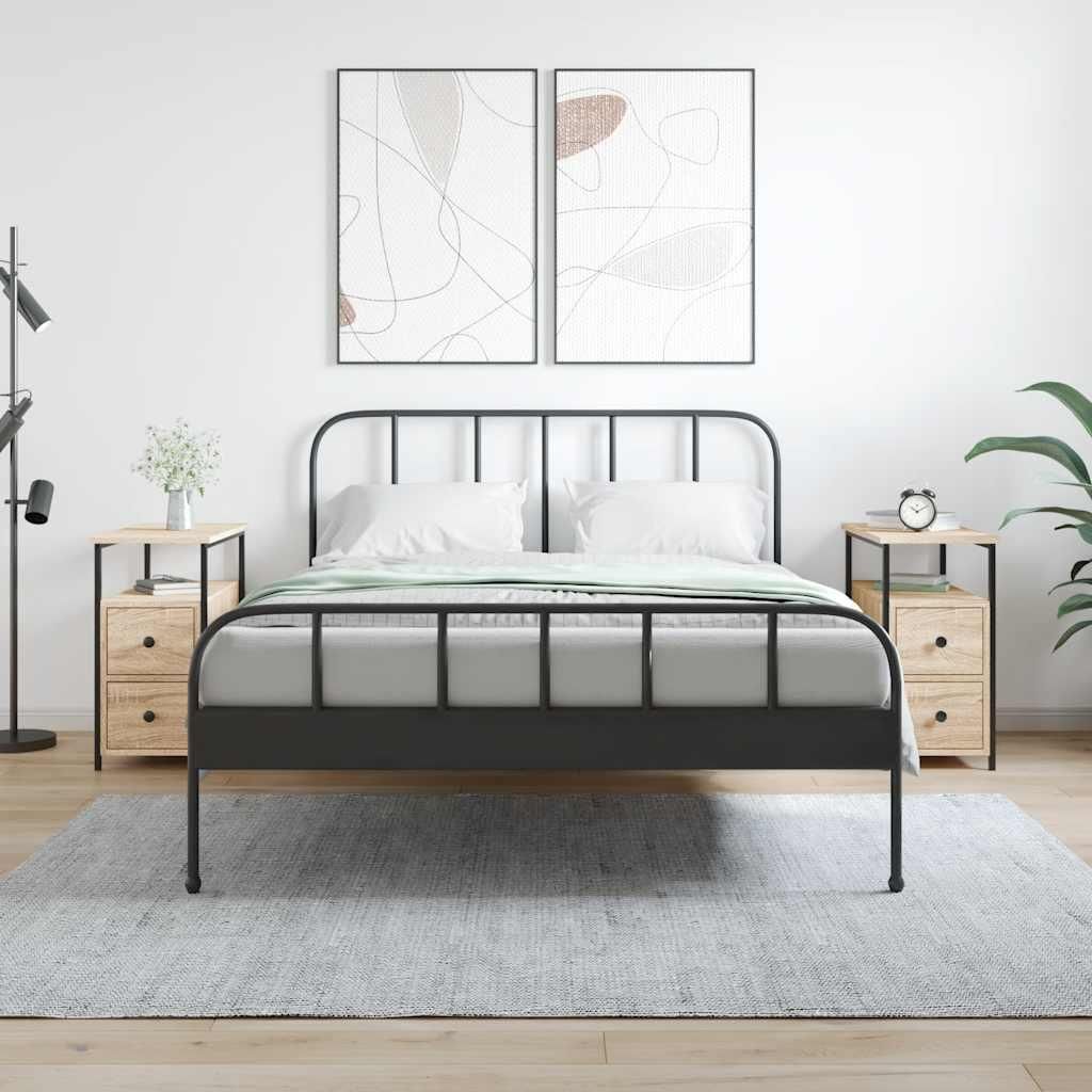 vidaXL Noční stolky 2 ks Sonoma dub 30x60x60 cm výrobek z Obrázek produktu 