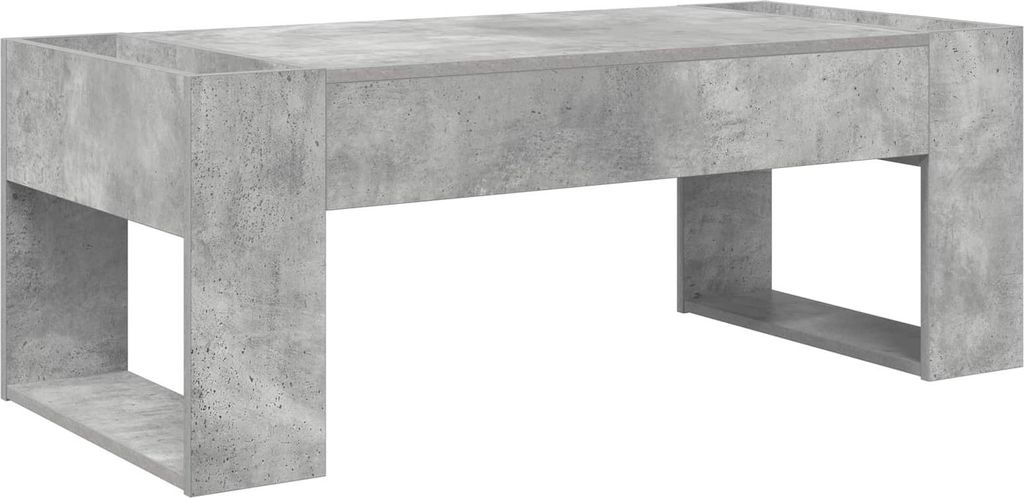 Couchtisch Beton Grau 110 x 50 x 41 cm Holzwerkstoff