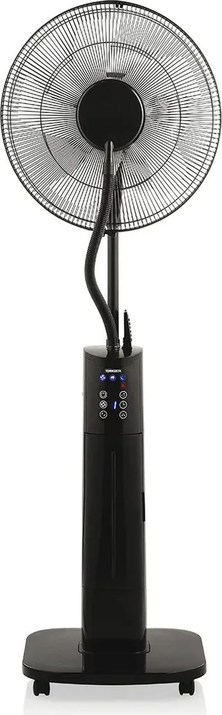 Ventilateur de sol silencieux noir 70W pour dormir au frais avec télécommande