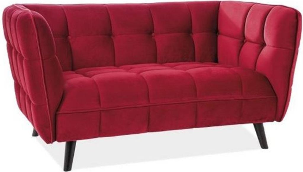 Casa Padrino Luxus Wohnzimmer Sofa mit edlem Samtstoff 145 x 85 x H. 78 cm - Luxus Möbel
