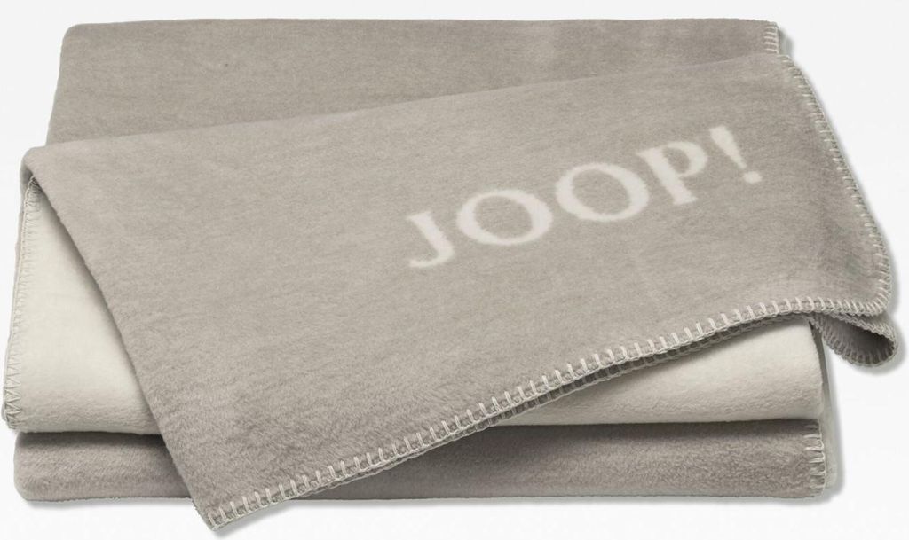 JOOP! Plaid  Uni Doubleface Farbe Sand-Pergament Größe 150 Produktbild 