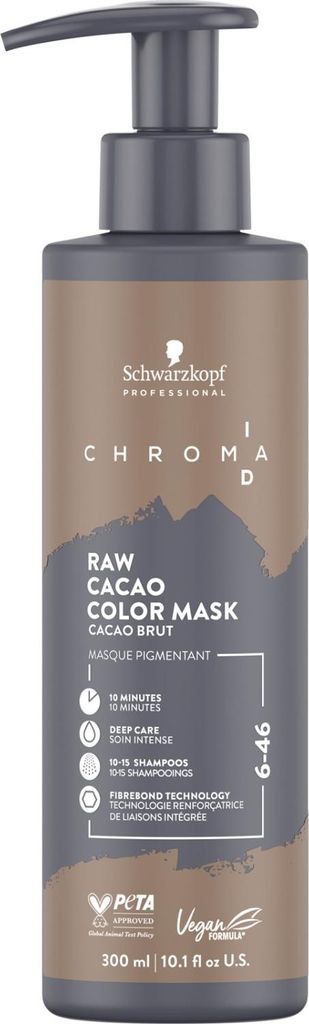 Schwarzkopf Chroma ID Color Mask 6-46 Raw Cacao 300ml Produktbild 