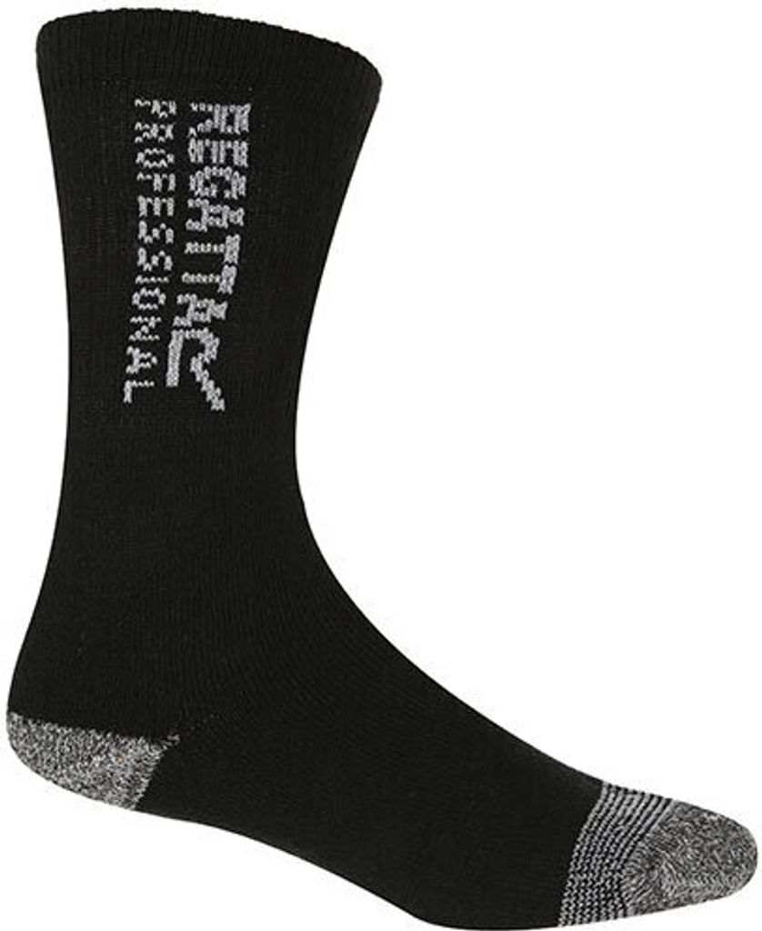Regatta Hardwear RMH003 | Herren Arbeiter Socken 3er Pack - Workwear Socks - Farbe: Black - Größe: 39/46