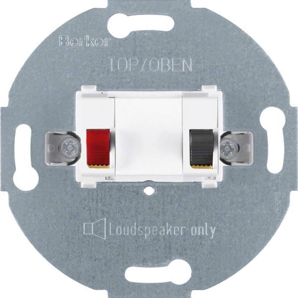 Berker LAUTSPRECHER-ANSCHLUSSDOSE (457209 PWS)