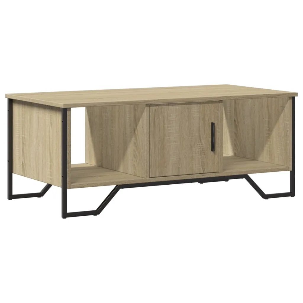 SYFAX™ Tavolino da Salotto Rovere Sonoma 100x51x40cm Legno Multistrato