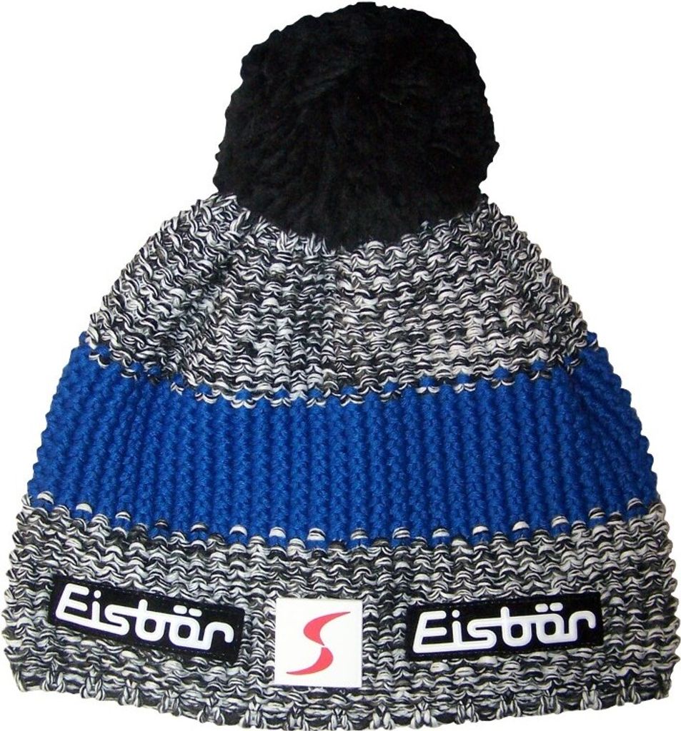Eisbär Styler Pompon SP Beanie Anthracite/Blackmele/Red UNI Produktbild 