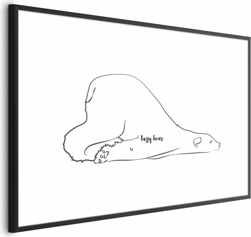 Posterpapier Poster - Lazy Bear 42x29.7 cm Tiere g-A-0170-ao-a
