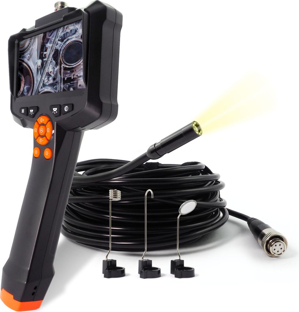 Inskam G30-10m Inspektionskamera LCD 4,3" Full HD Kamera 10m Kabel IP67