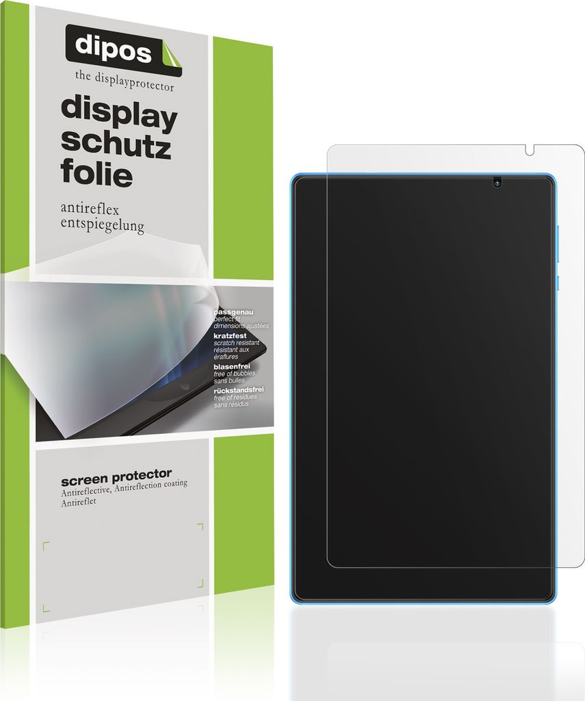 2x Schutzfolie für Teclast P26T matt Displayschutzfolie Folie Display Schutz dipos